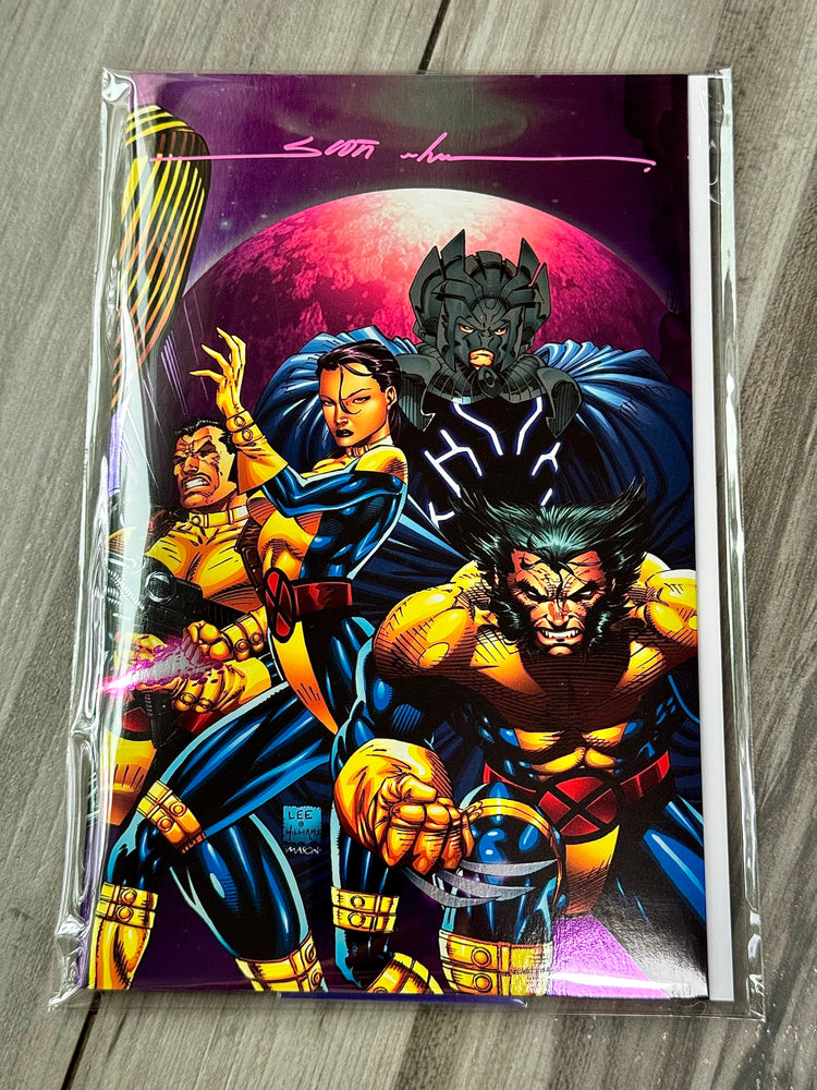 
                  
                    Uncanny X-MEN Wraparound Gatefold Remastered Foil Variant #275 Signed By Scott Williams
                  
                