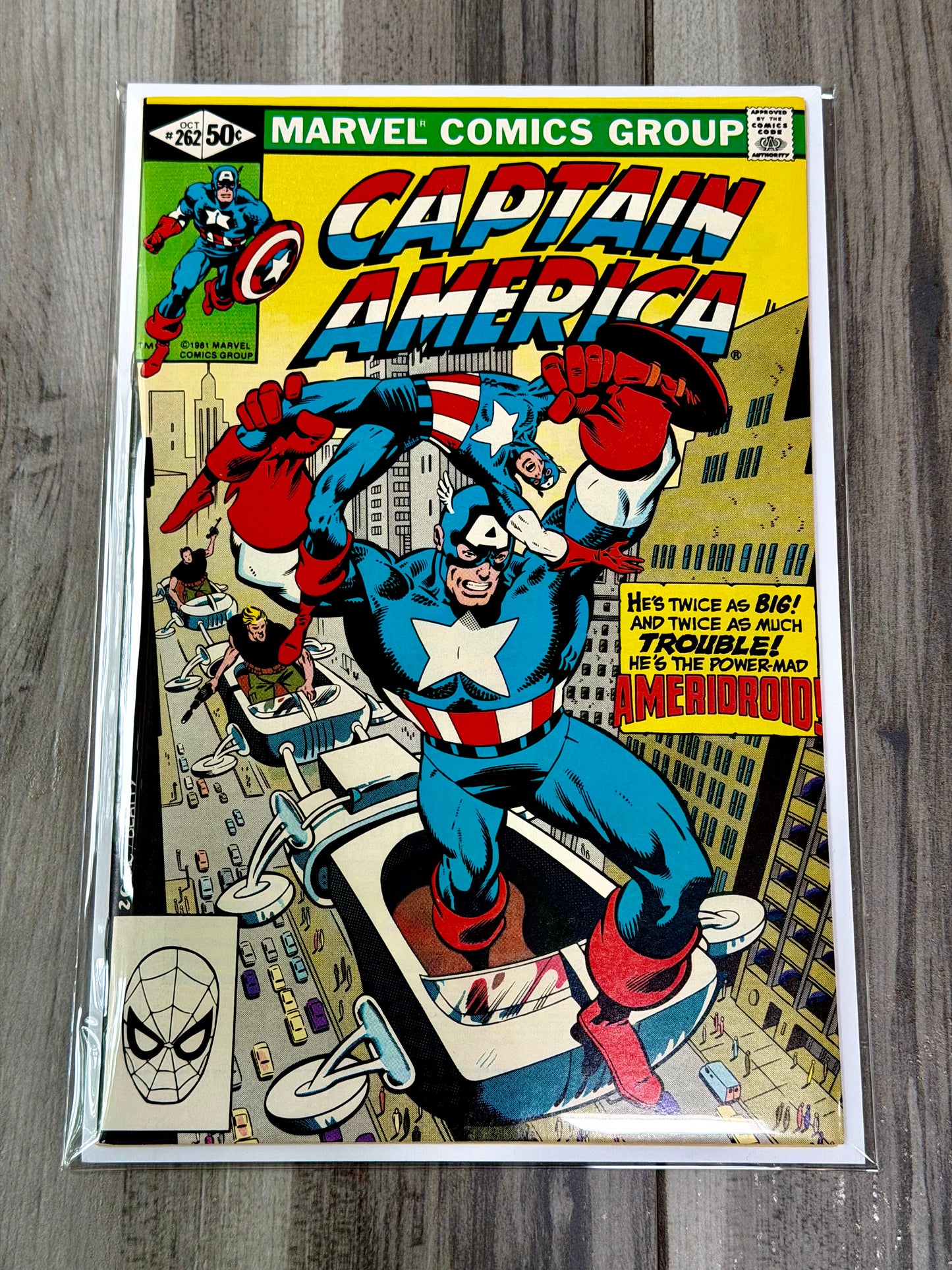 
                  
                    Captain America issue #262
                  
                