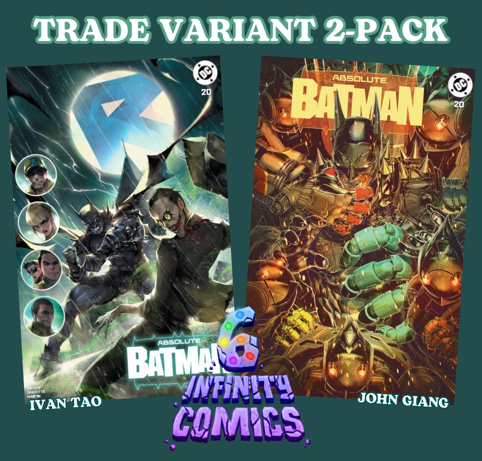 
                  
                    ABSOLUTE BATMAN #20 🔥 IVAN TAO AND JOHN GIANG TRADE VARIANT 2-PACK PRE-SALE
                  
                