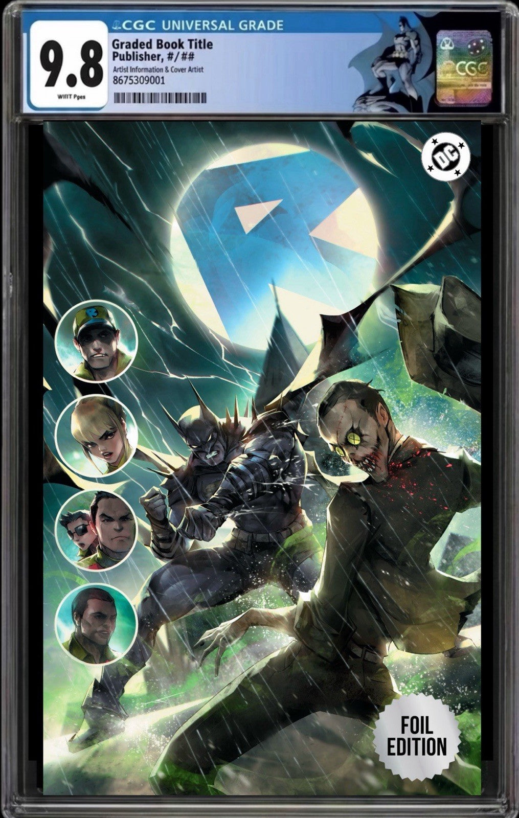 
                  
                    ABSOLUTE BATMAN #20 CGC 9.8🔥 IVAN TAO VIRGIN FOIL
                  
                