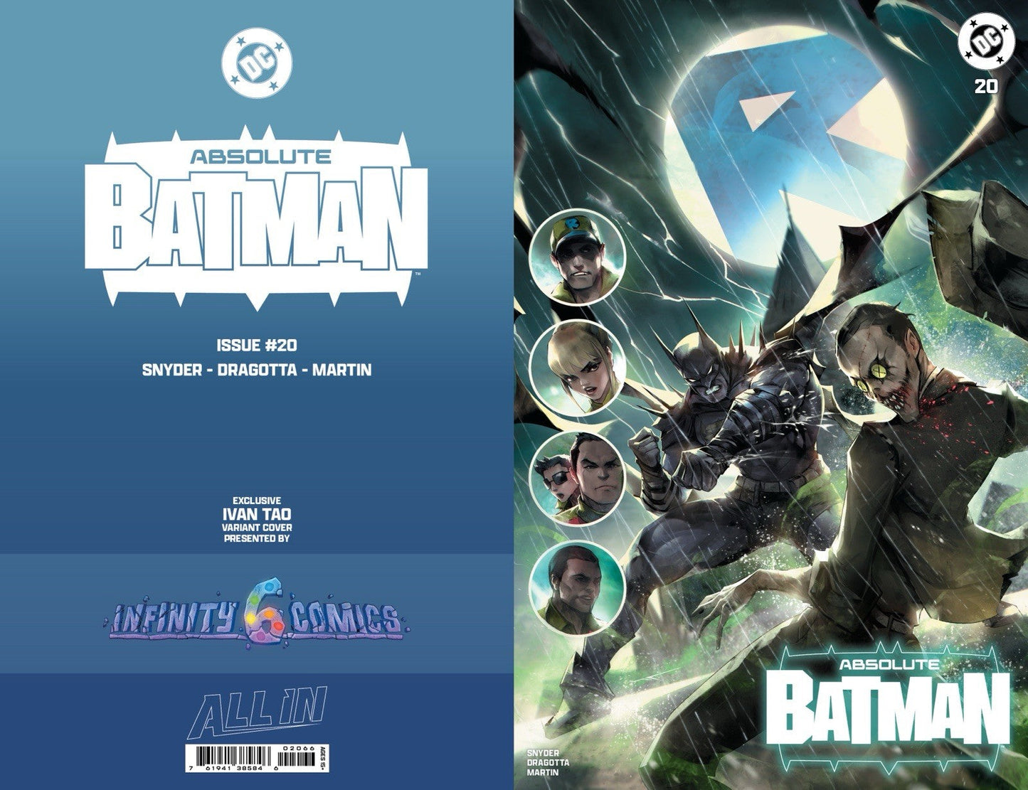 
                  
                    ABSOLUTE BATMAN #20 🦇🔥 IVAN TAO TRADE DRESS INFINITY6COMICS
                  
                