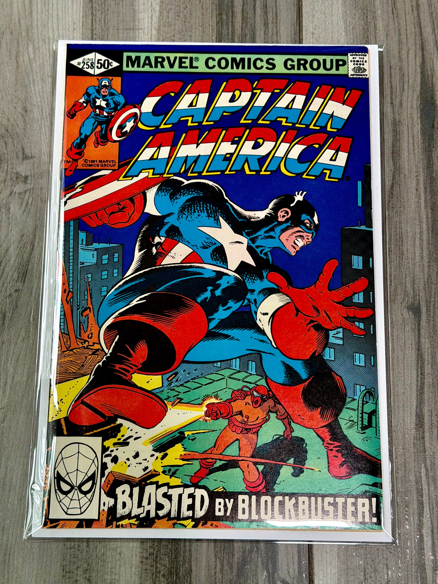 
                  
                    Captain America issue #258
                  
                