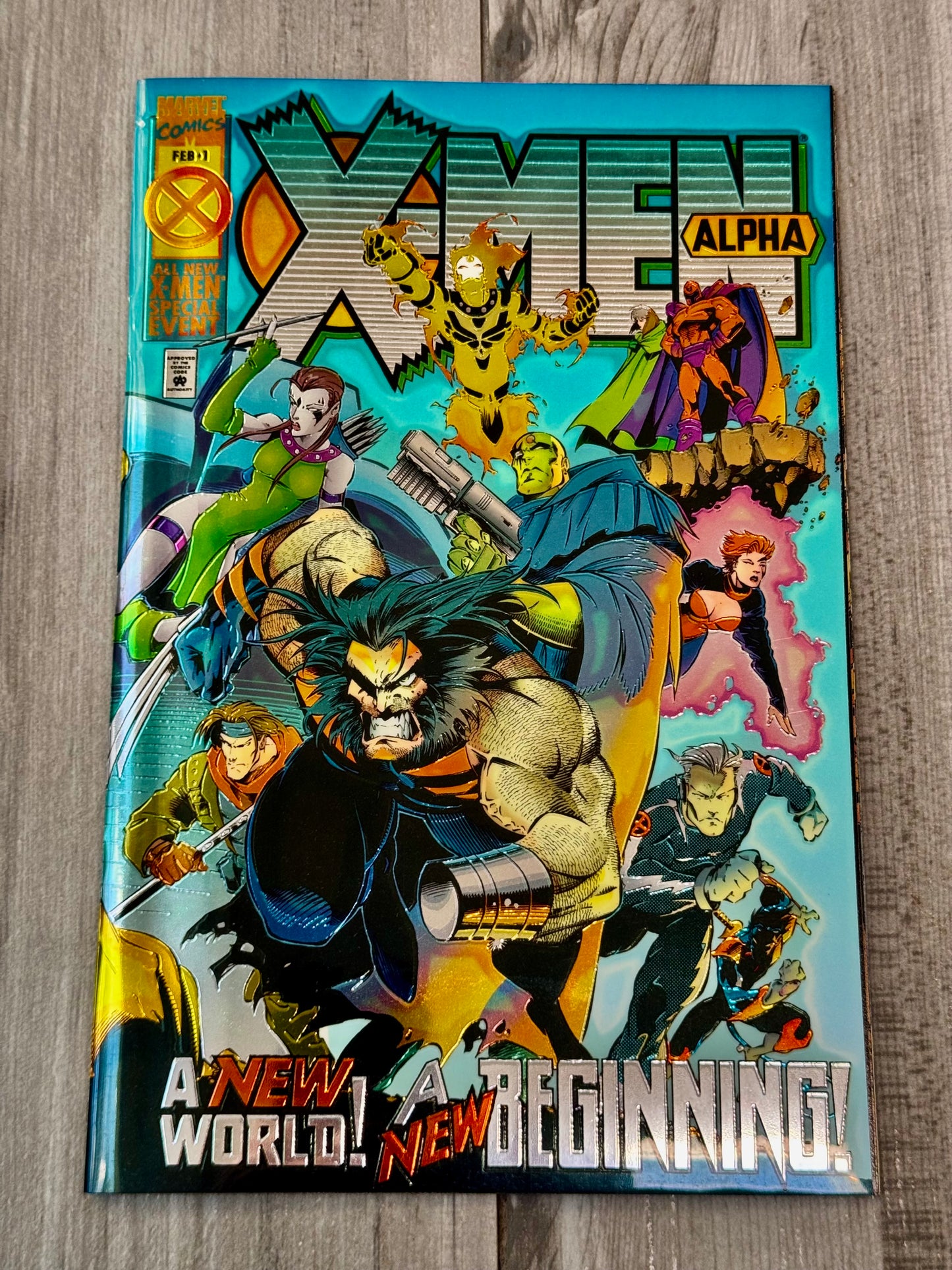 
                  
                    X-MEN Alpha Chromium Wraparound Cover #1
                  
                