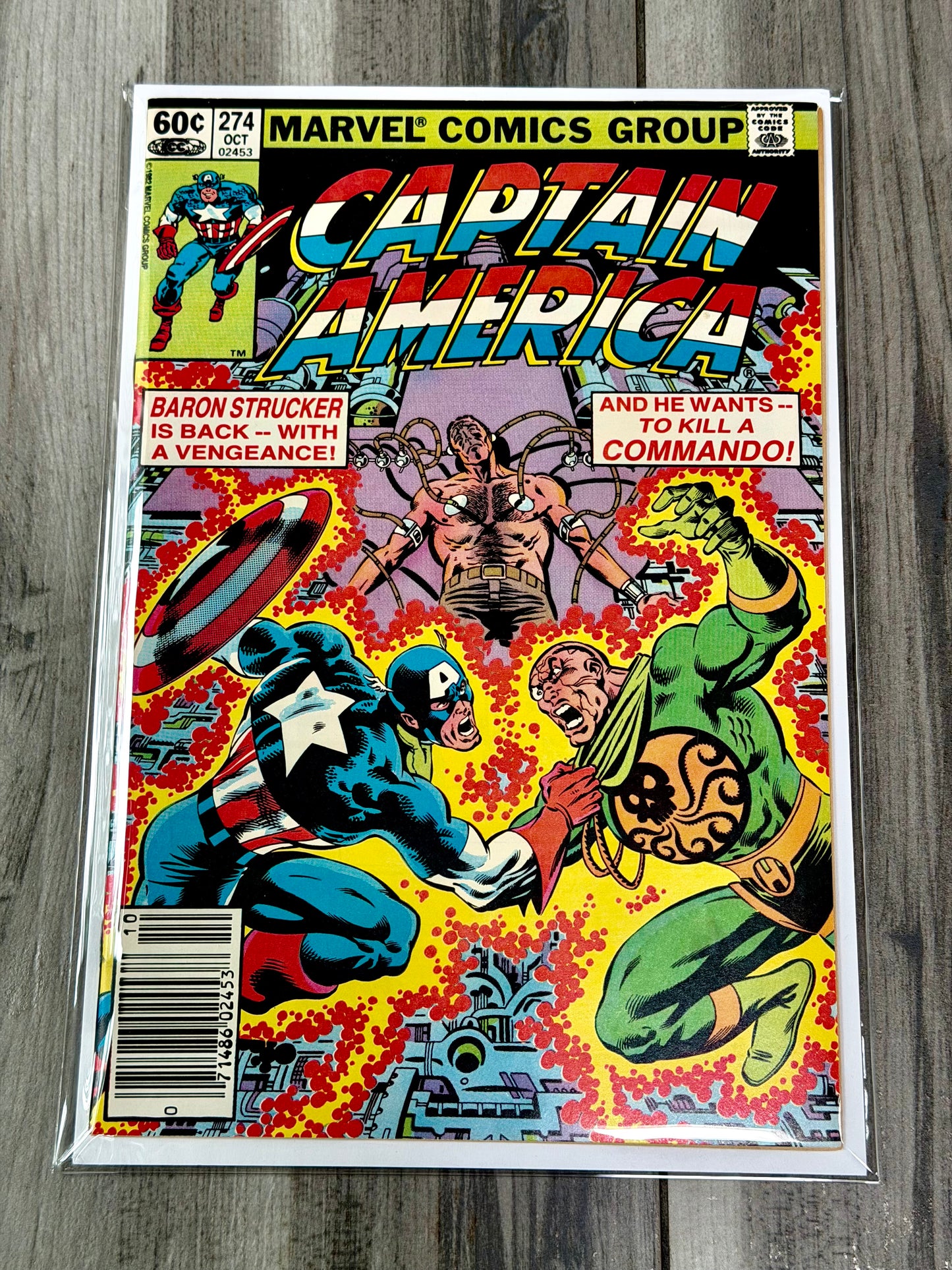 
                  
                    Captain America Newsstand Edition issue #274
                  
                