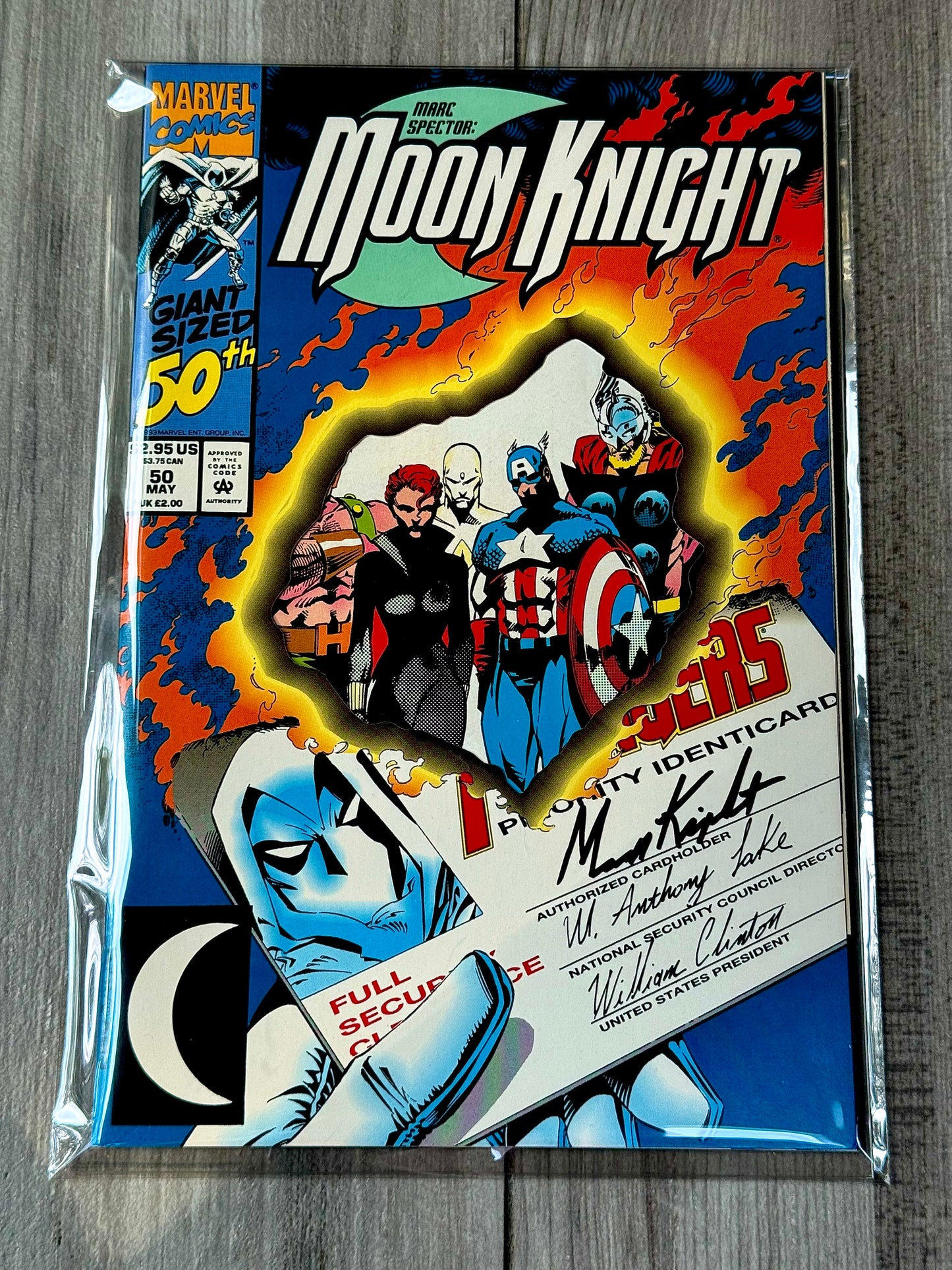 
                  
                    Moon Knight Die-Cut Cover issue #50
                  
                