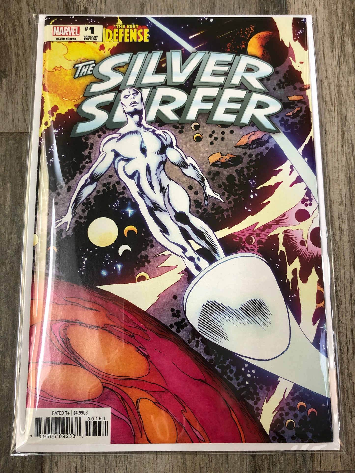 
                  
                    Silver Surfer: The Best Defense 1:200 Variant issue #1
                  
                