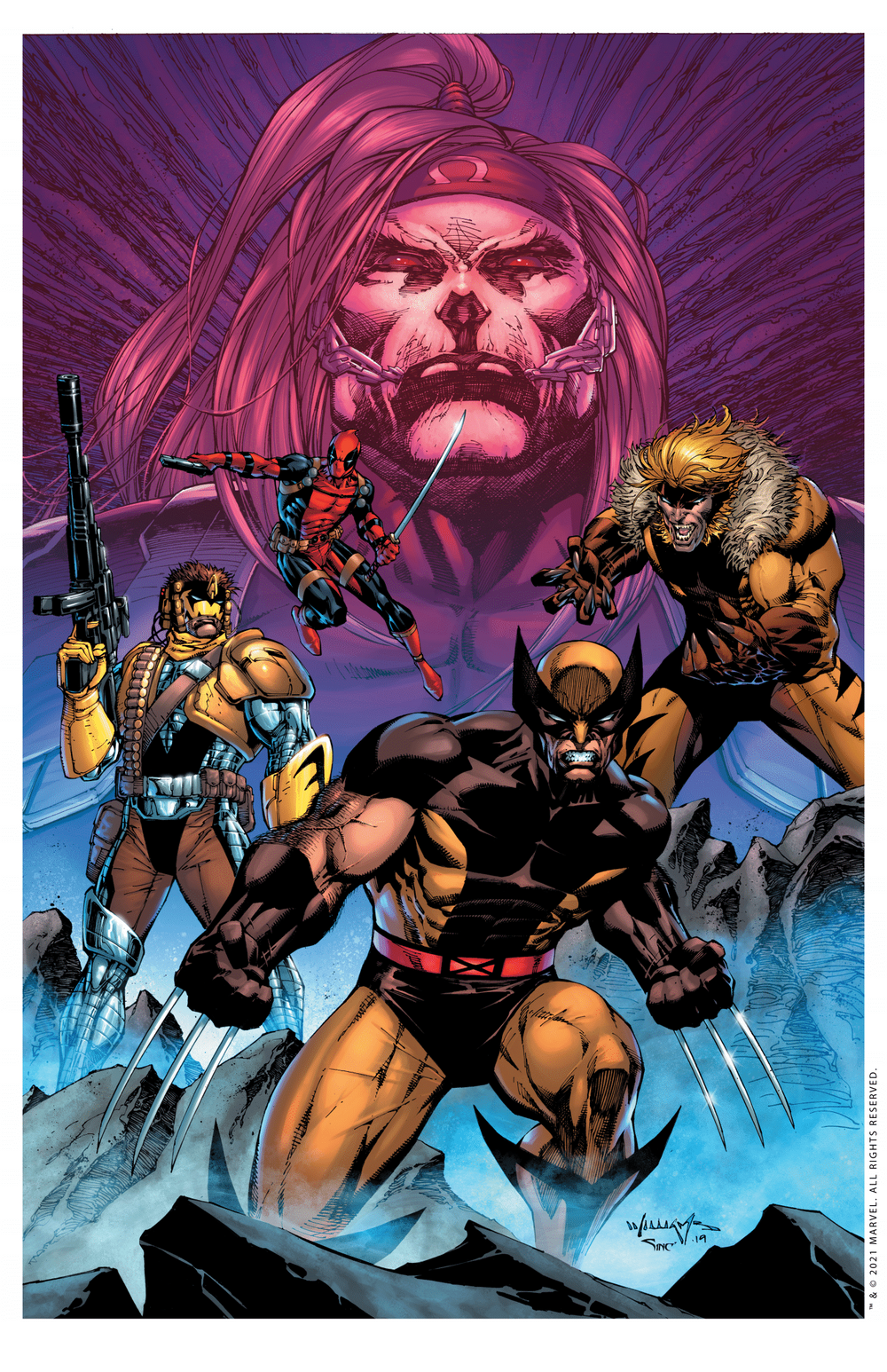 Wolverine Full Metal Jacket Virgin Variant #1 - Signed/Numbered By Scott Williams & Alex Sinclair