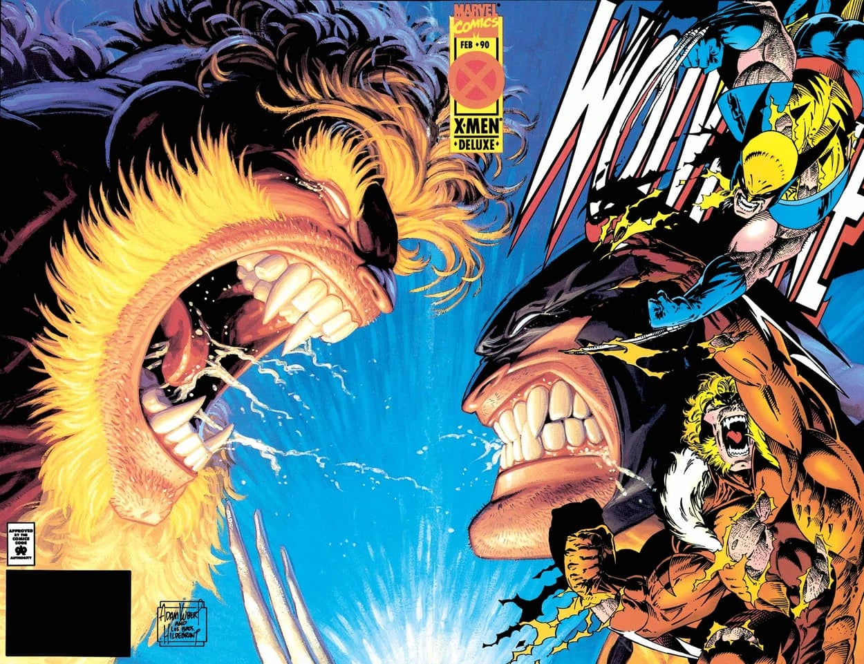 
                  
                    Wolverine Wraparound Cover issue #90 | Deluxe Edition
                  
                