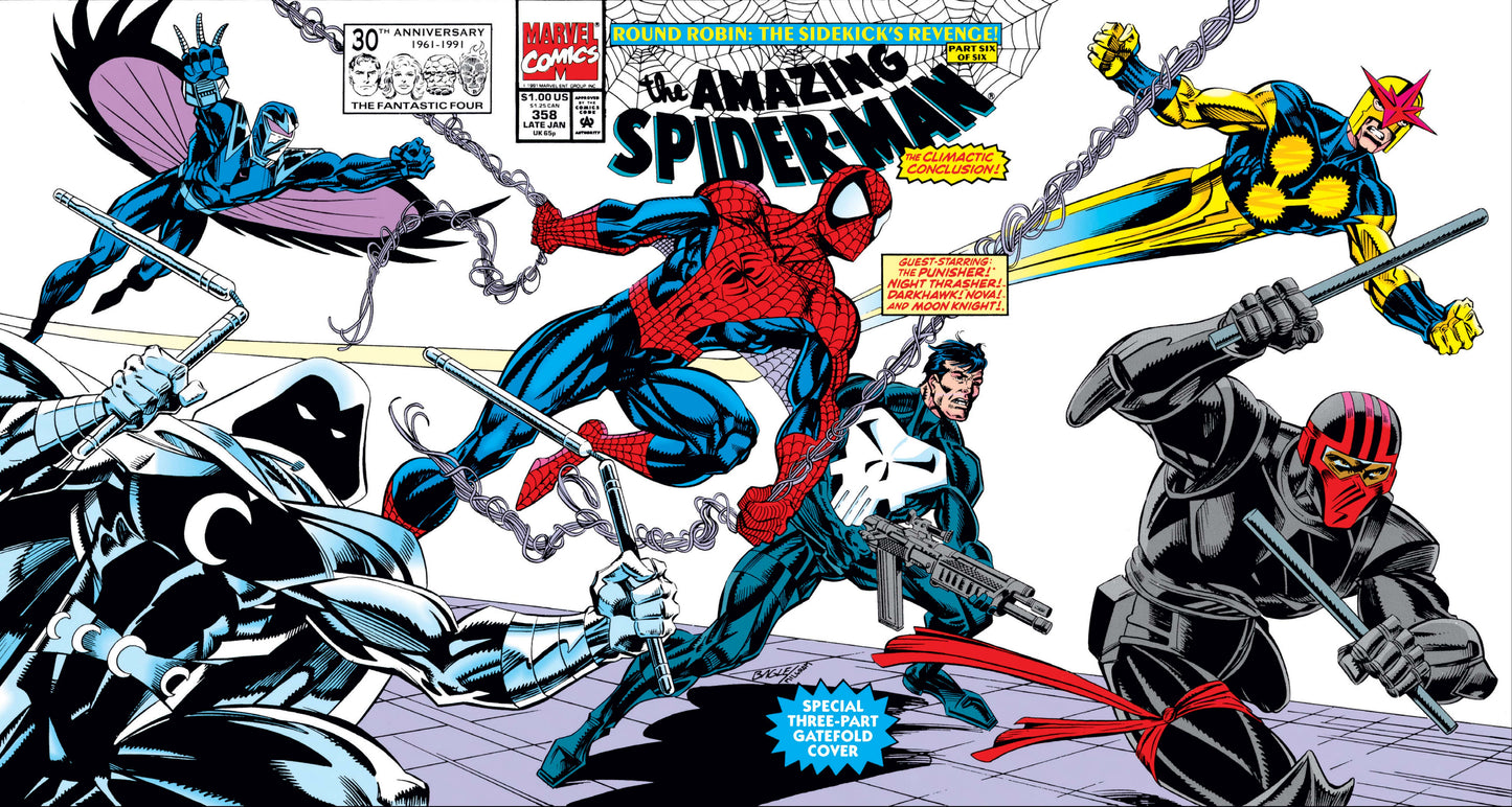 
                  
                    Amazing Spider-Man Wraparound Gatefold issue #358
                  
                