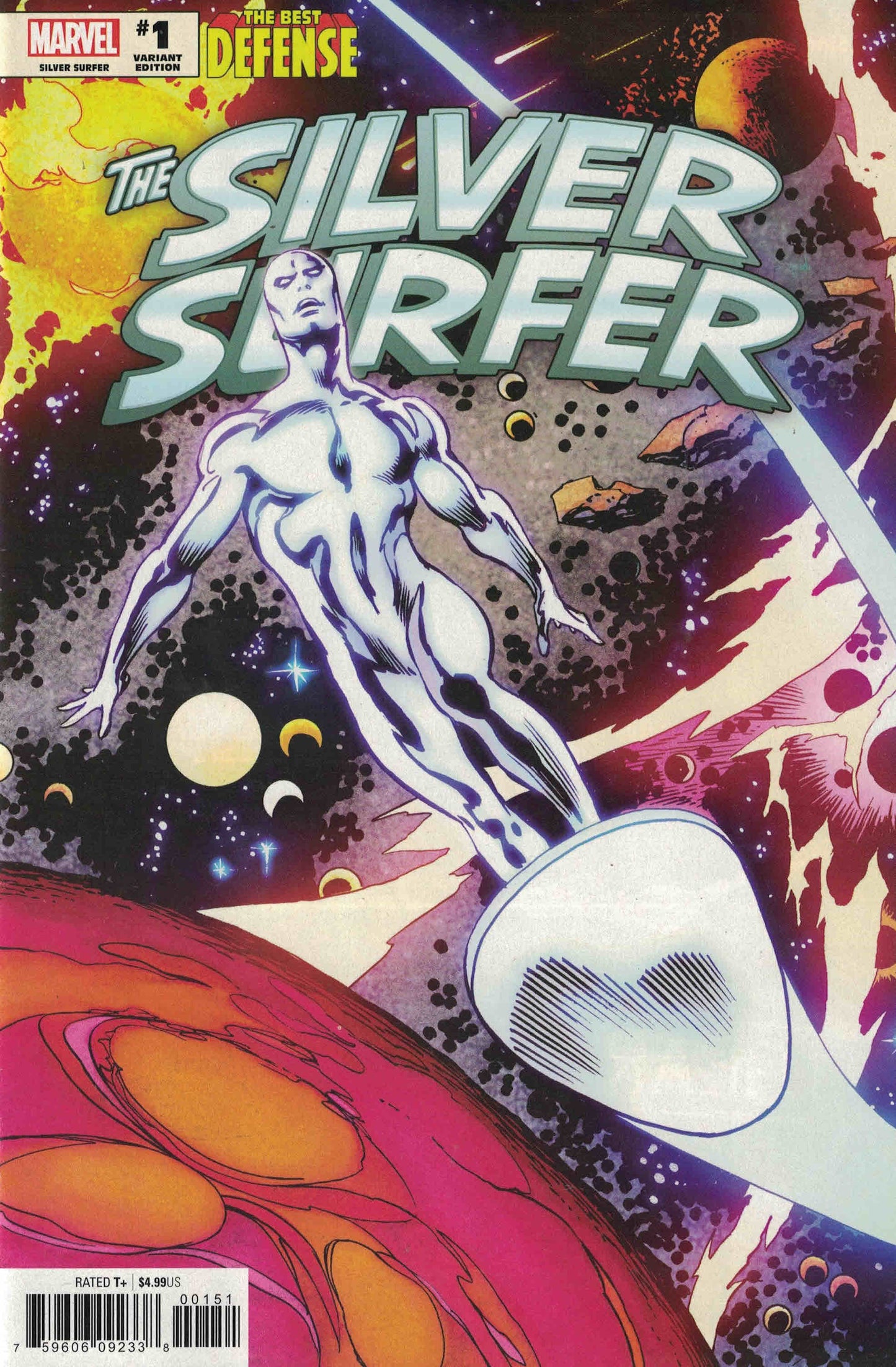 
                  
                    Silver Surfer: The Best Defense 1:200 Variant issue #1
                  
                